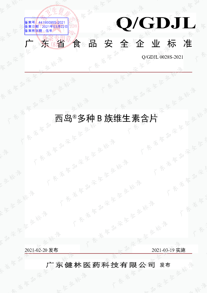 Q/GDJL 0028S-2021 标准预览