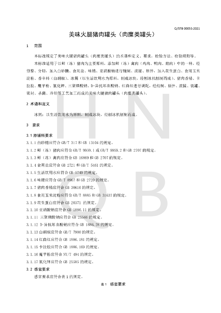 Q/STB 0005S-2021 标准预览