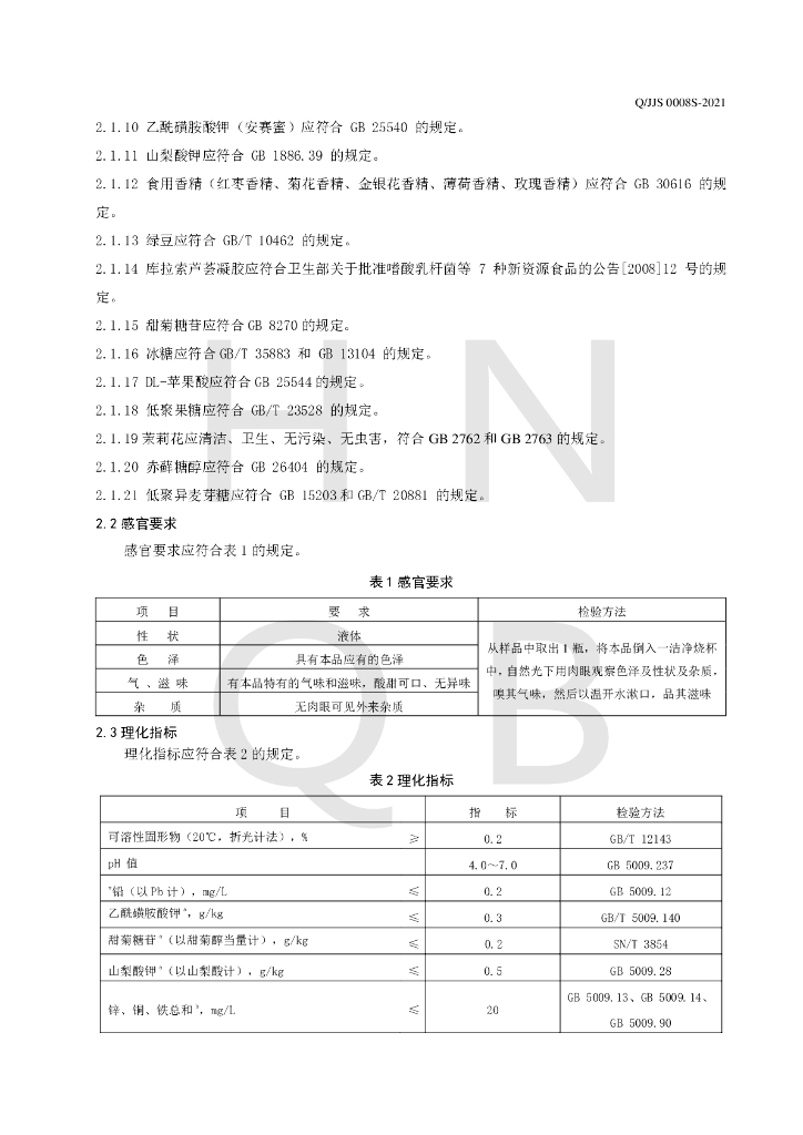 Q/JJS 0008S-2021 标准预览