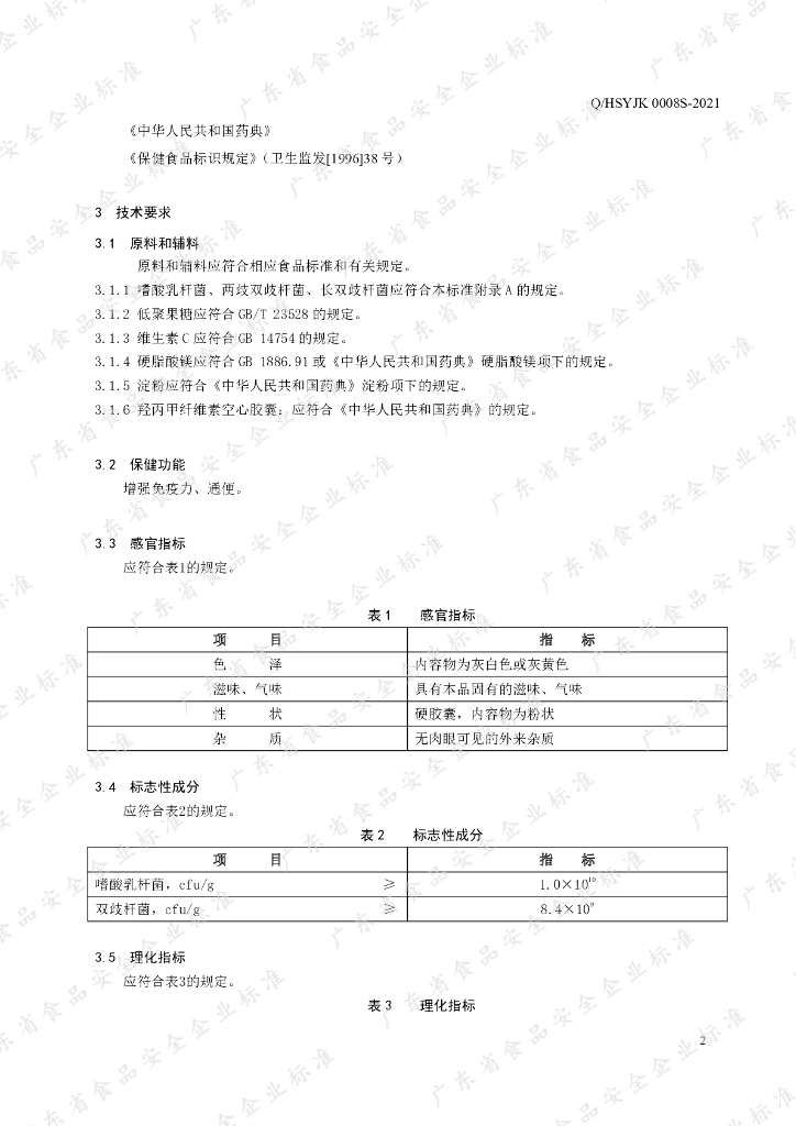 Q/HSYJK 0008S-2021 标准预览