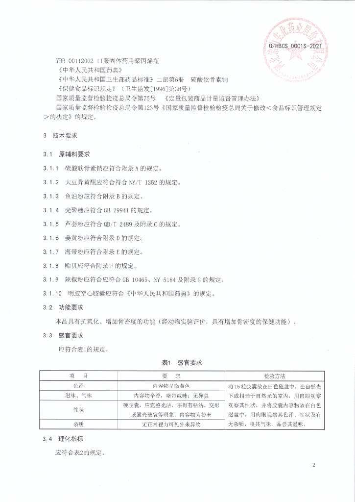 Q/HBCS 0001S-2021 标准预览