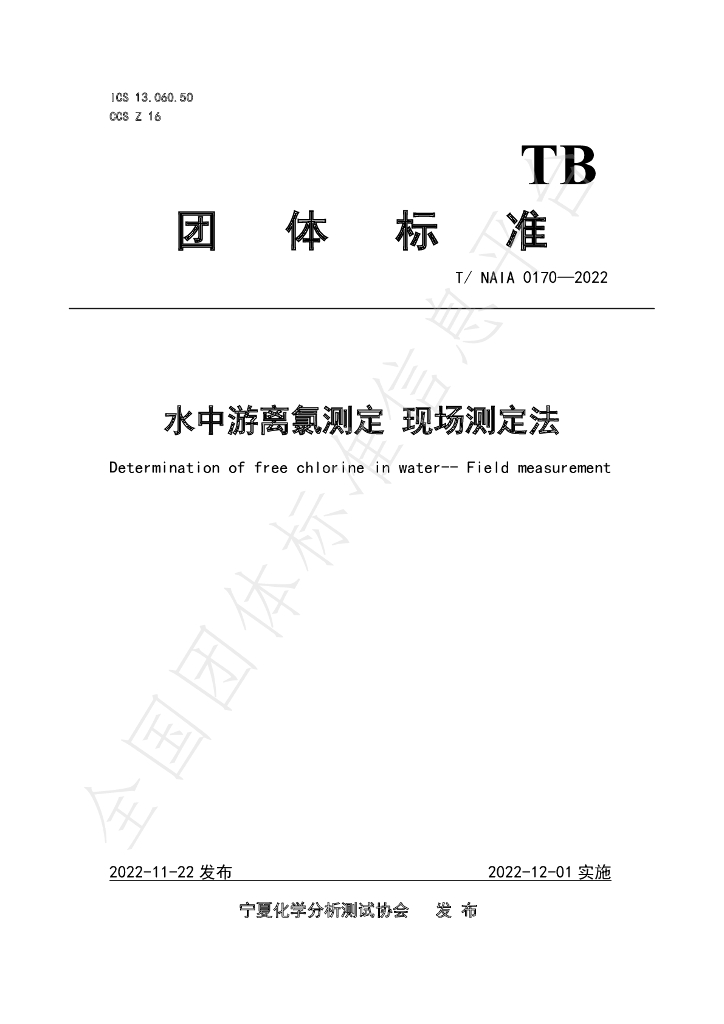 T/NAIA 0170-2022 标准预览
