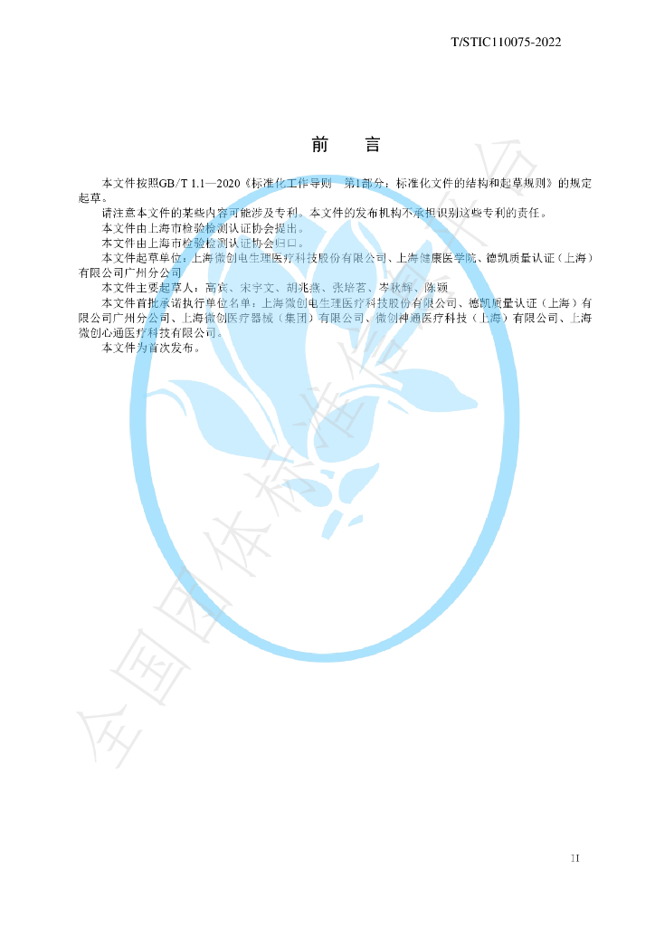 T/STIC 110075-2022 标准预览