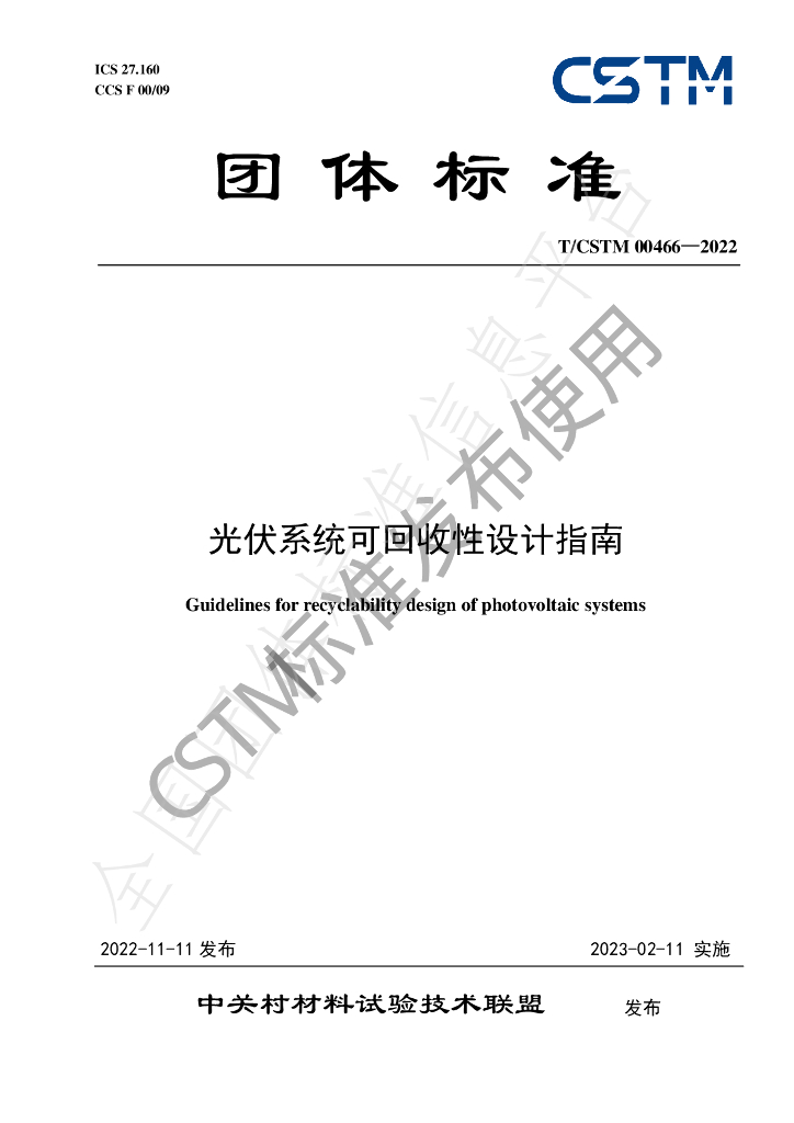 T/CSTM 00466-2022 标准预览