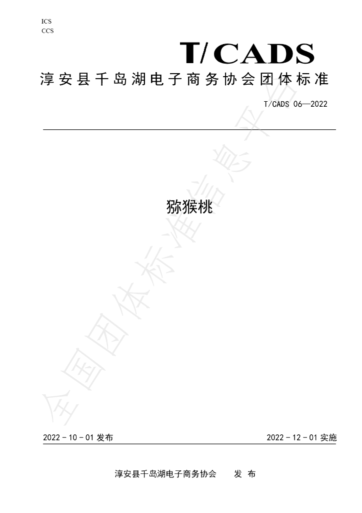 T/CADS 006-2022 标准预览