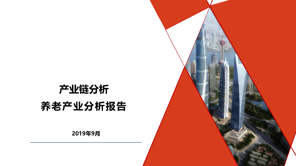 产业链分析养老产业分析报告