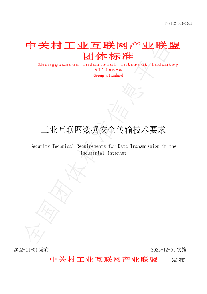T/ZIIC 003-2022 标准预览