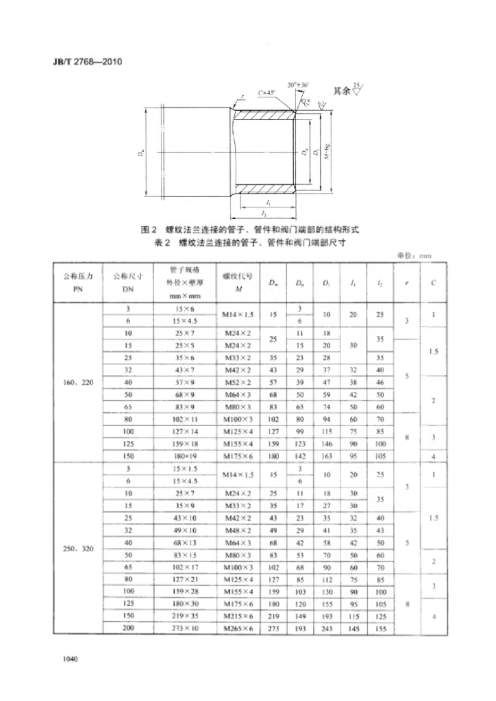 JB/T 2768-2010 标准预览