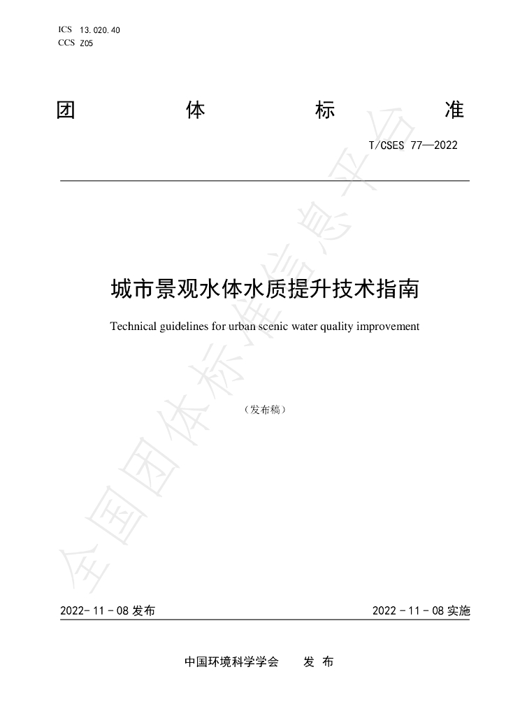 T/CSES 77-2022 标准预览
