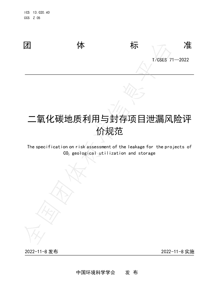 T/CSES 71-2022 标准预览