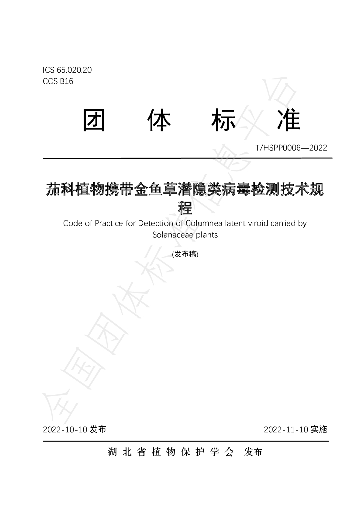 T/HSPP 0006-2022 标准预览