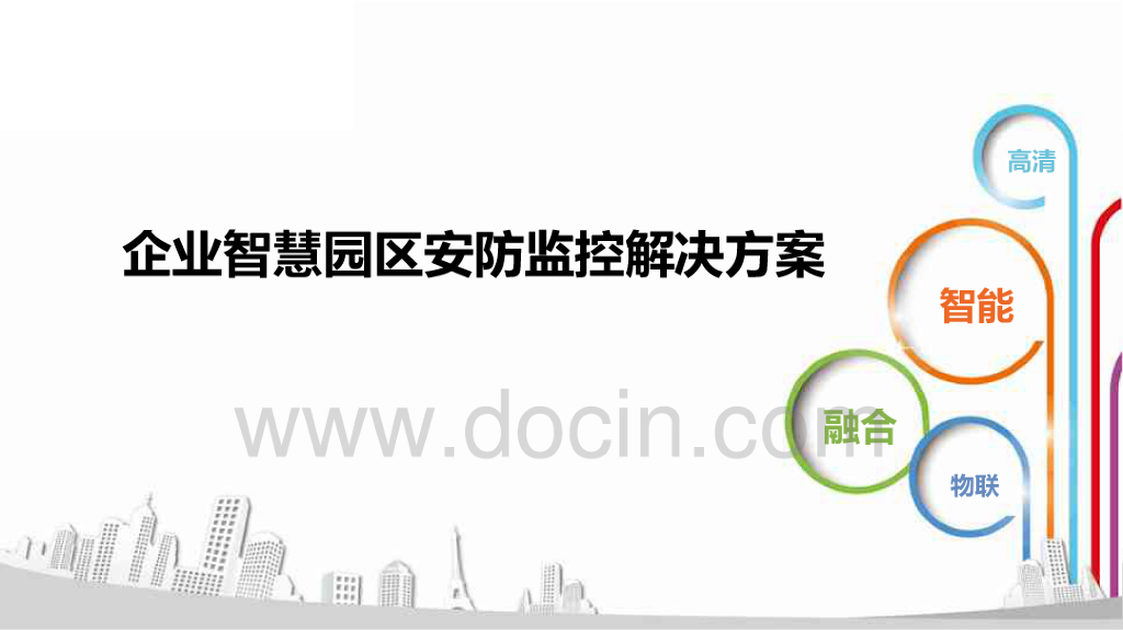 企业智慧园区安防监控解决方案