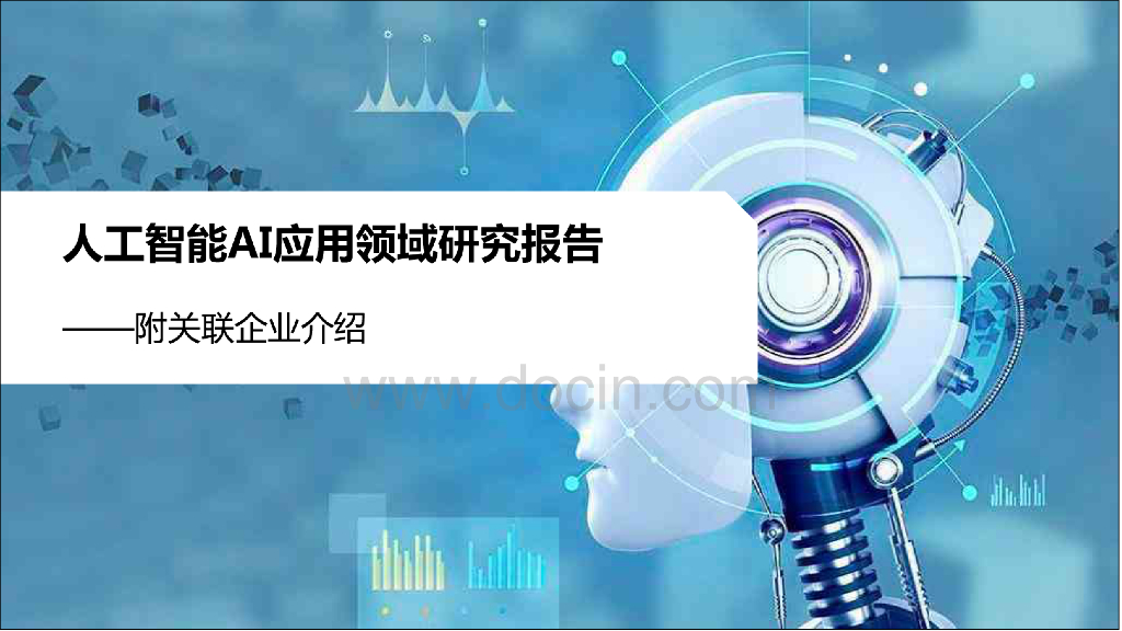 人工智能AI应用领域研究报告