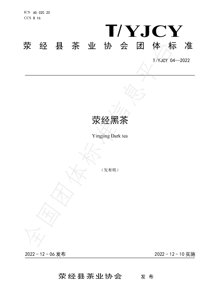 T/YJCY 04-2022 标准预览