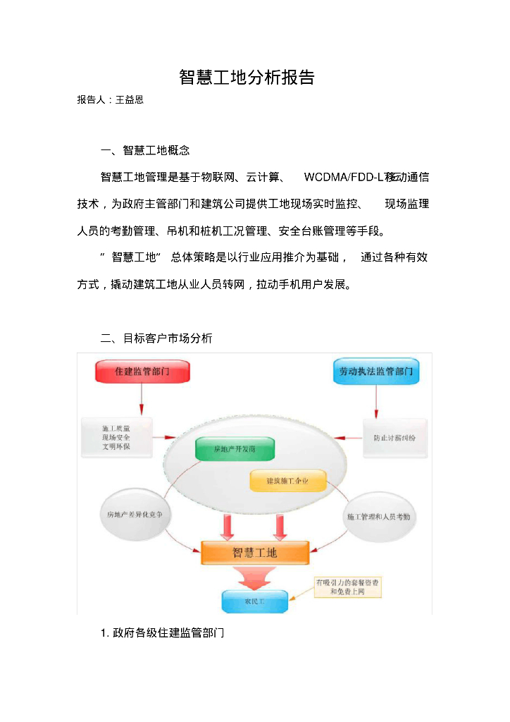 智慧工地分析报告