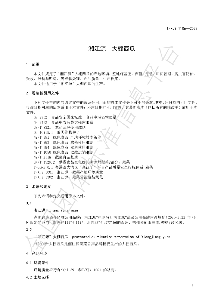 T/XJY 1106-2022 标准预览