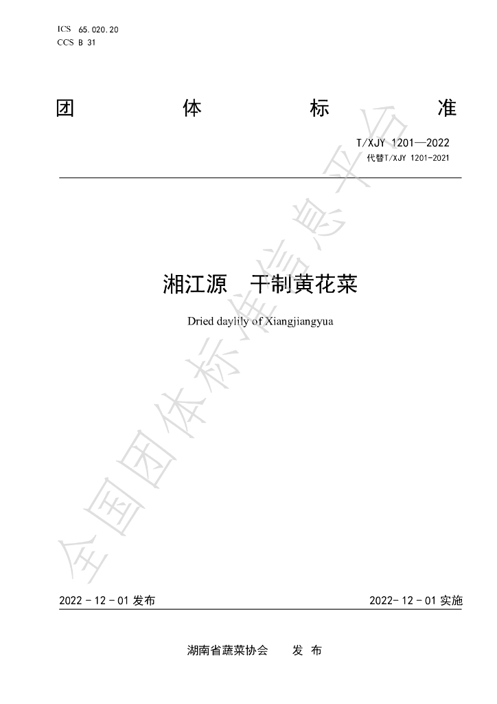 T/XJY 1201-2022 标准预览