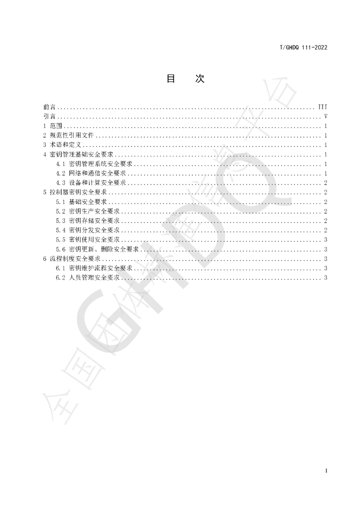 T/GHDQ 111-2022 标准预览