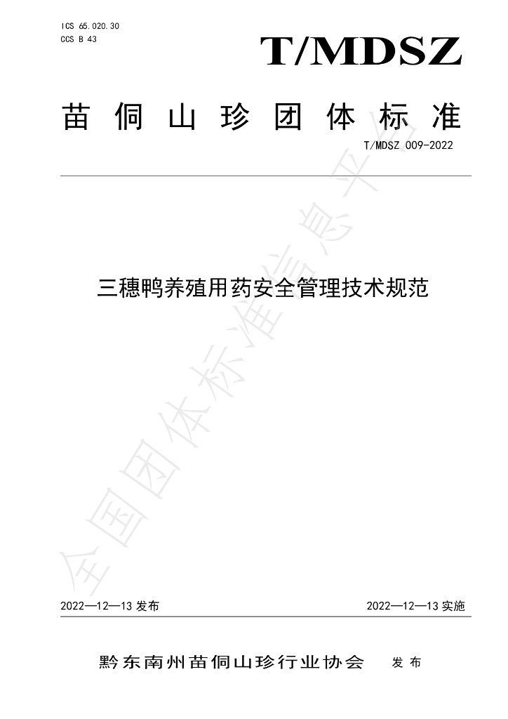 T/MDSZ 009-2022 标准预览
