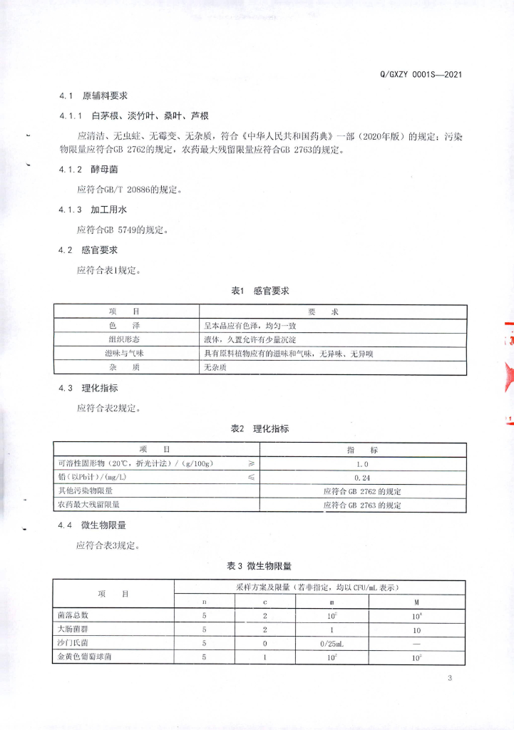 Q/GXZY 0001S-2021 标准预览