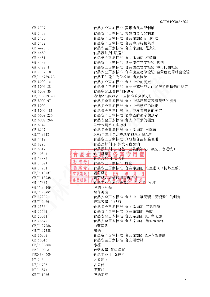 Q/JDYT 0006S-2021 标准预览