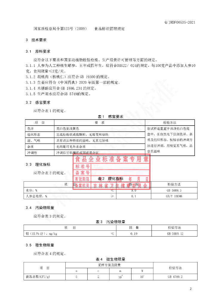 Q/JRDF 0053S-2021 标准预览