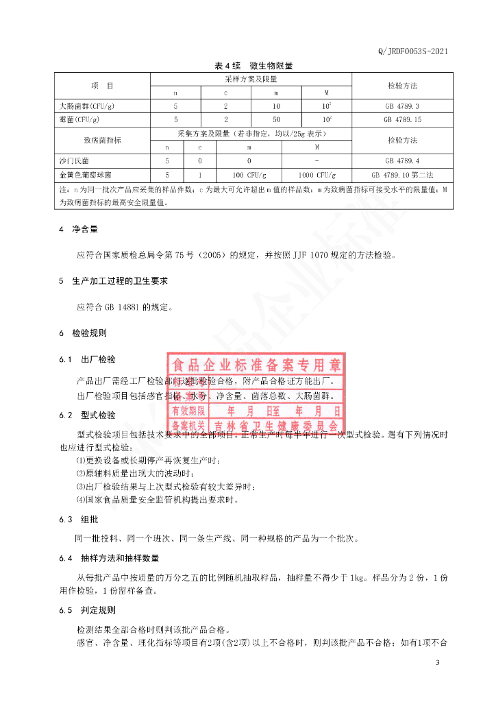 Q/JRDF 0053S-2021 标准预览