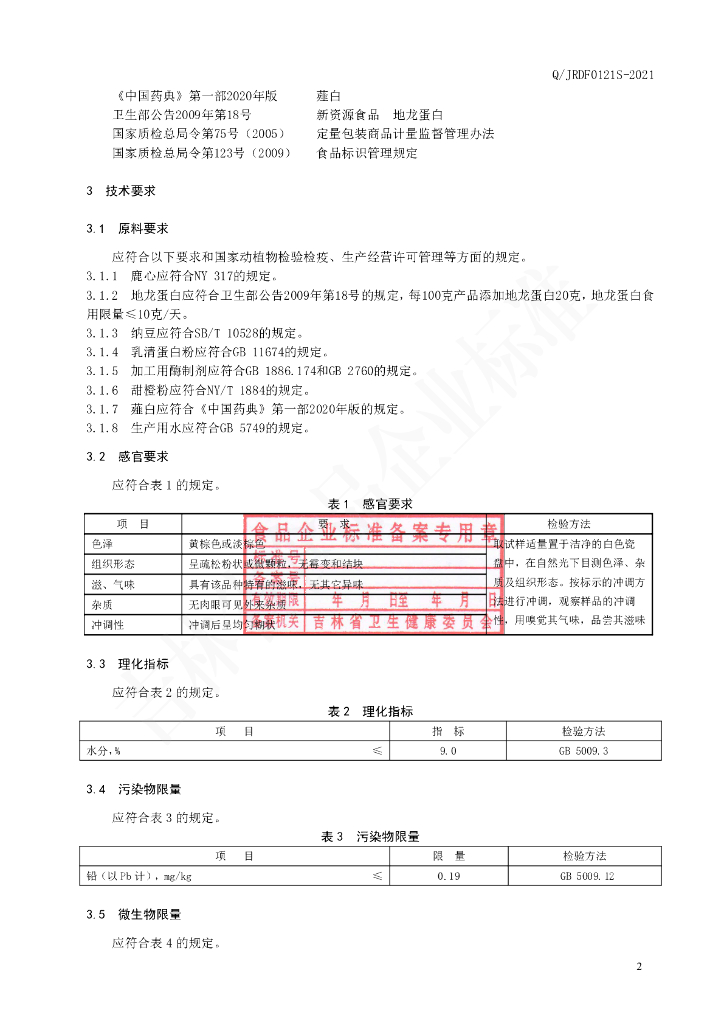 Q/JRDF 0121S-2021 标准预览