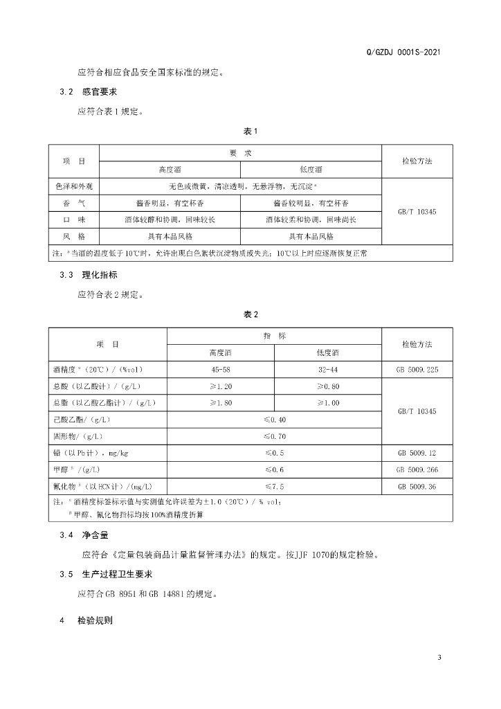 Q/GZDJ 0001S-2021 标准预览