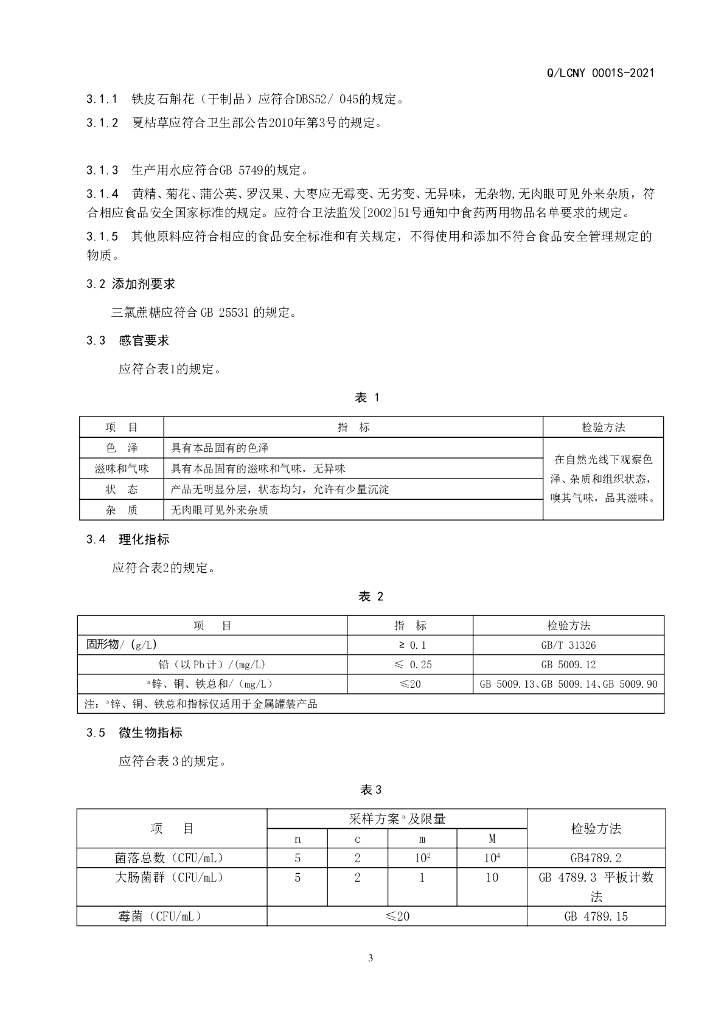 Q/LCNY 0001S-2021 标准预览