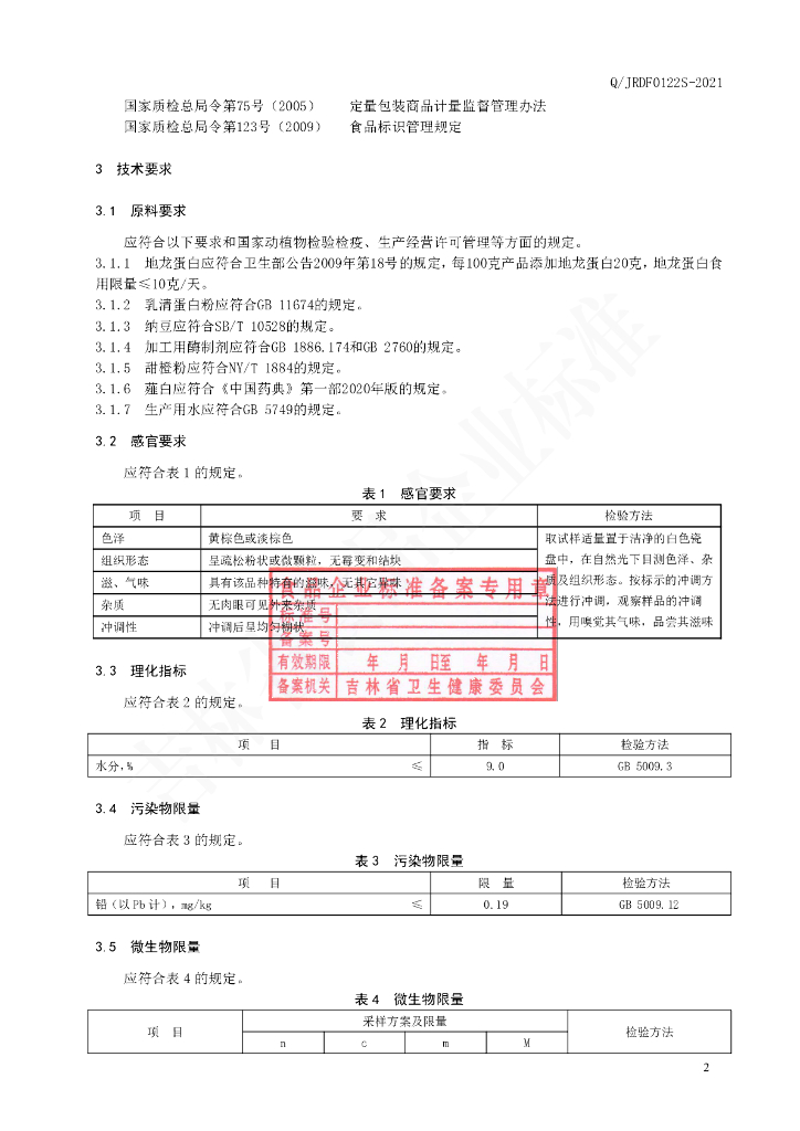 Q/JRDF 0122S-2021 标准预览