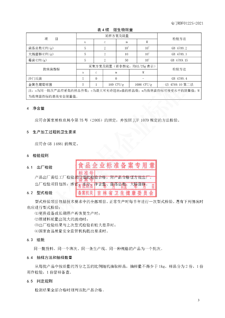 Q/JRDF 0122S-2021 标准预览