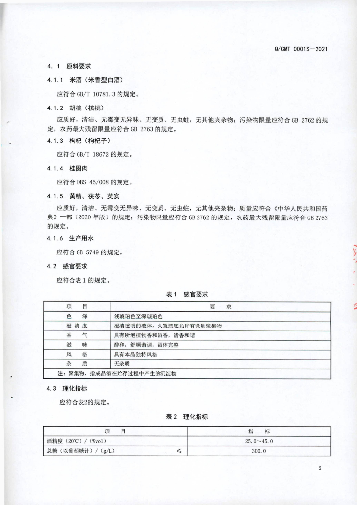 Q/CMT 0001S-2021 标准预览