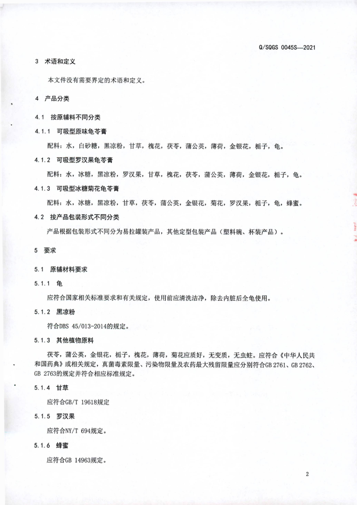 Q/SQGS 0045S-2021 标准预览