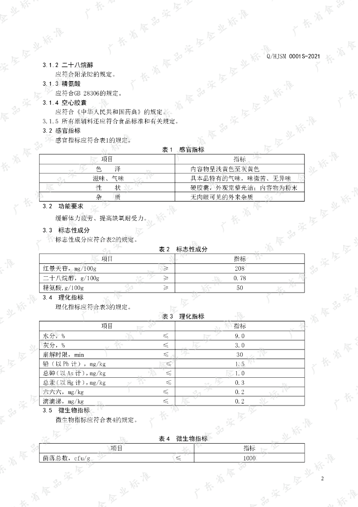 Q/HJSM 0001S-2021 标准预览