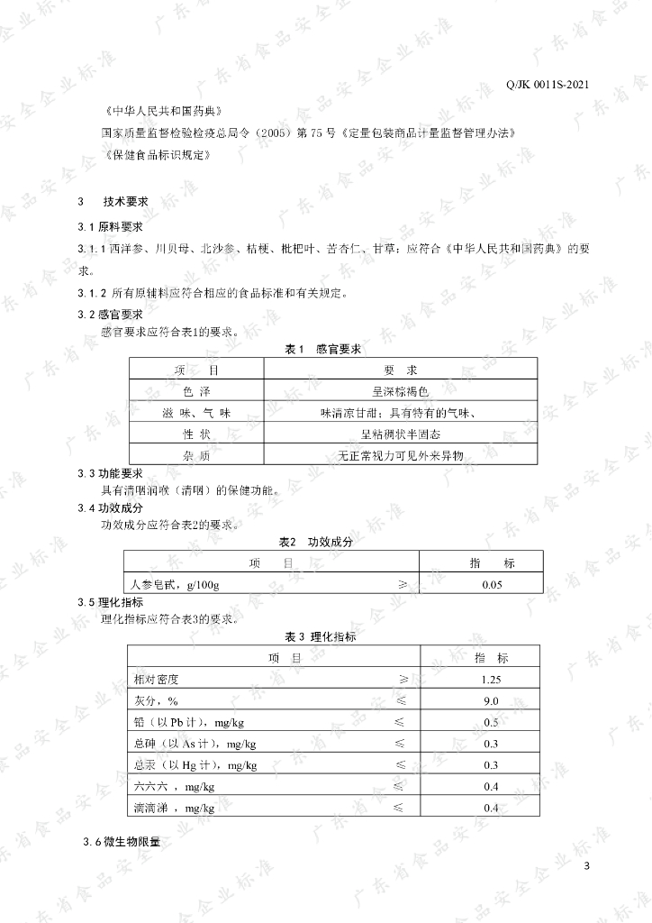 Q/JK 0011S-2021 标准预览