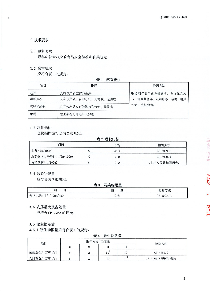 Q/GHKJ 0003S-2021 标准预览