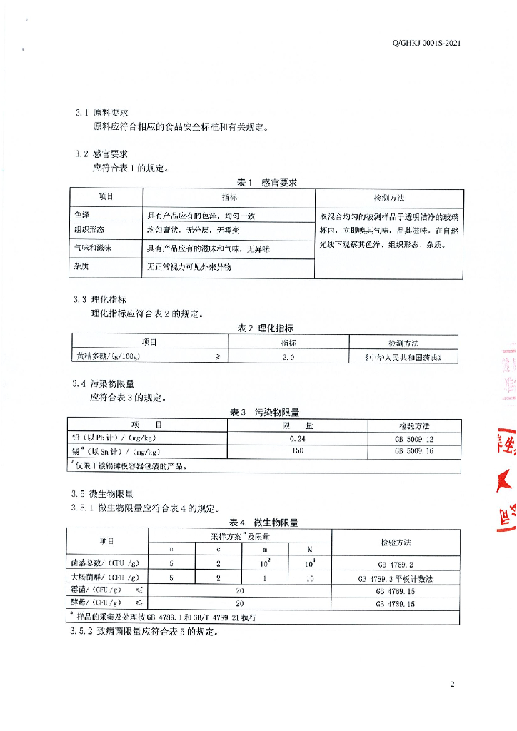 Q/GHKJ 0001S-2021 标准预览