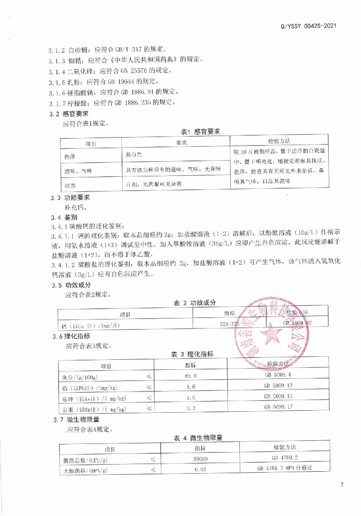 Q/YSSY 0042S-2021 标准预览