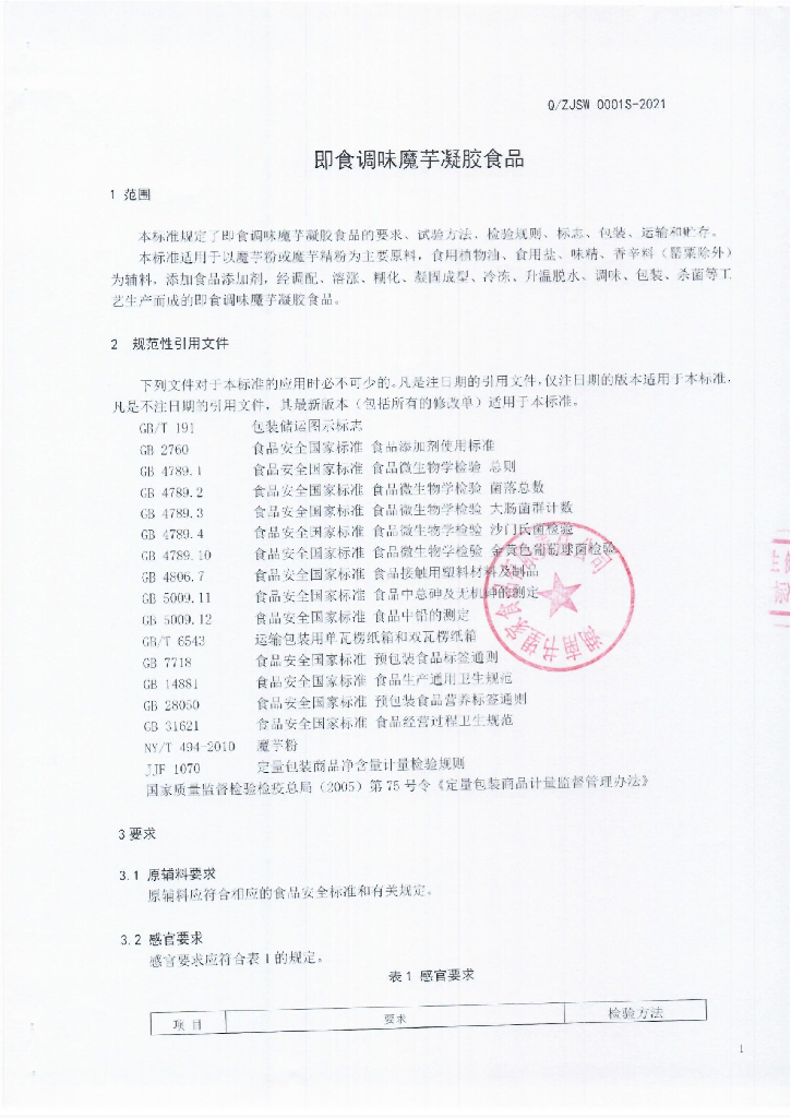 Q/ZJSW 0001S-2021 标准预览