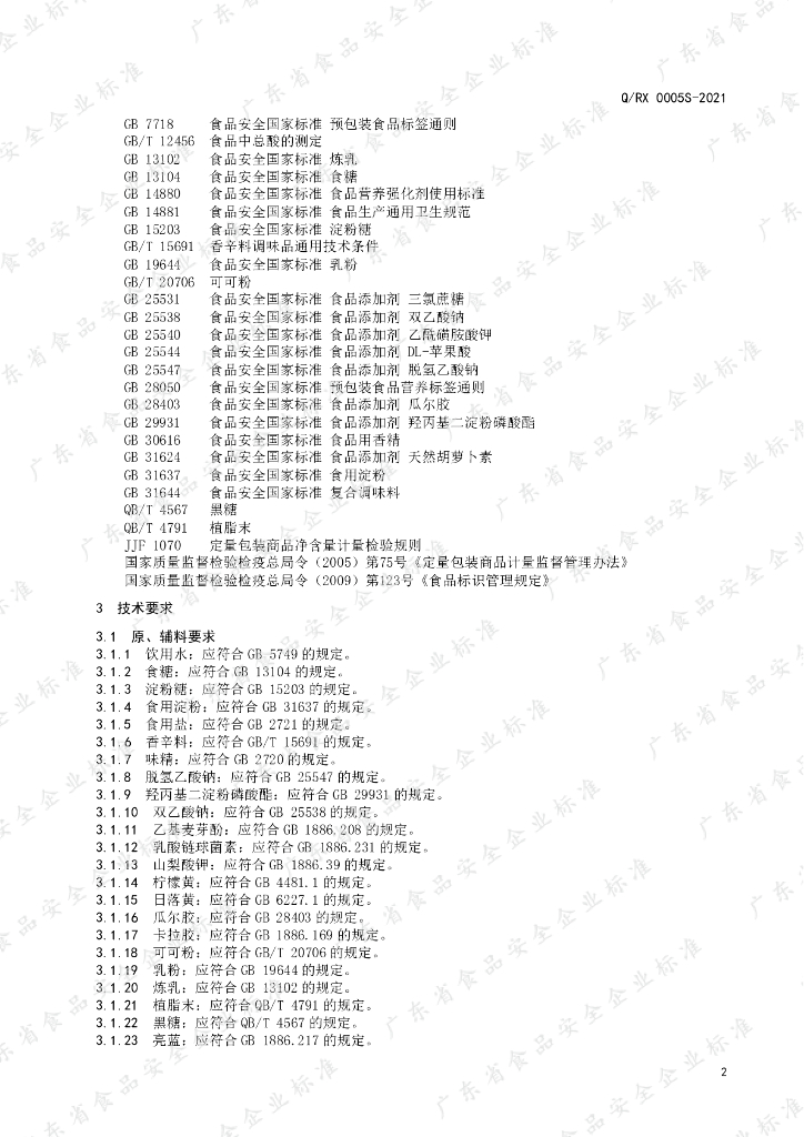 Q/RX 0005S-2021 标准预览
