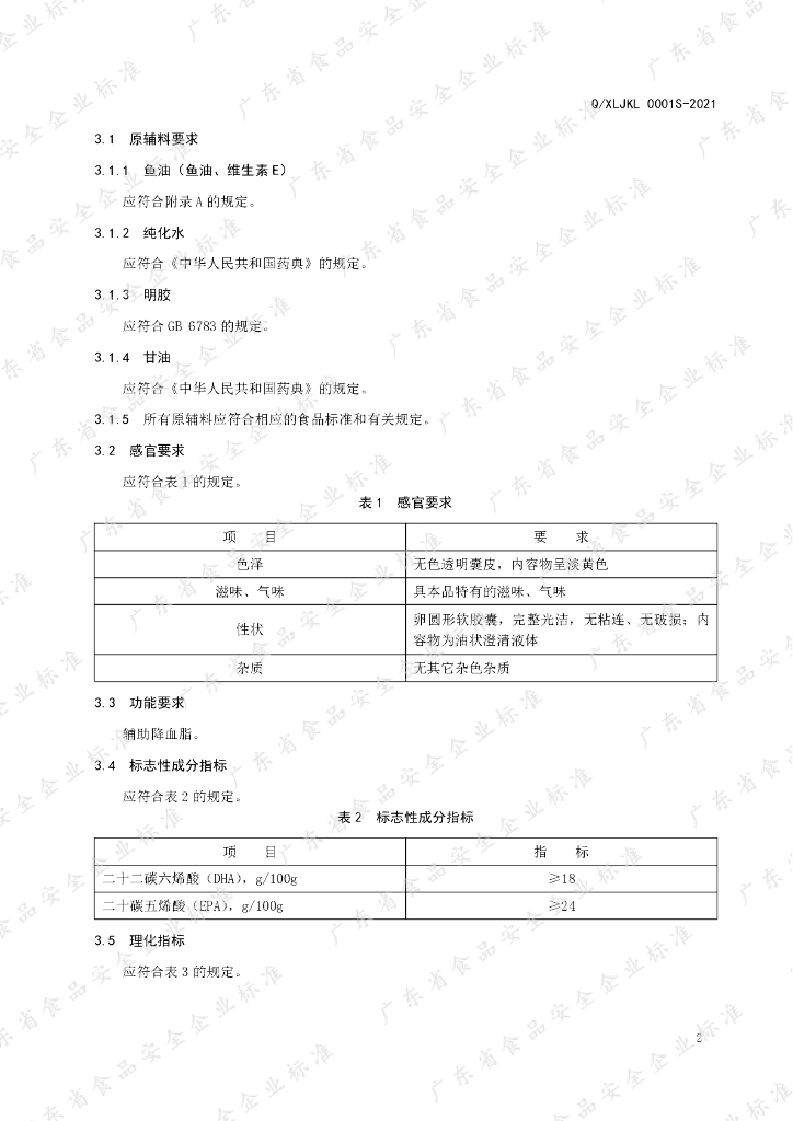 Q/XLJKL 0001S-2021 标准预览