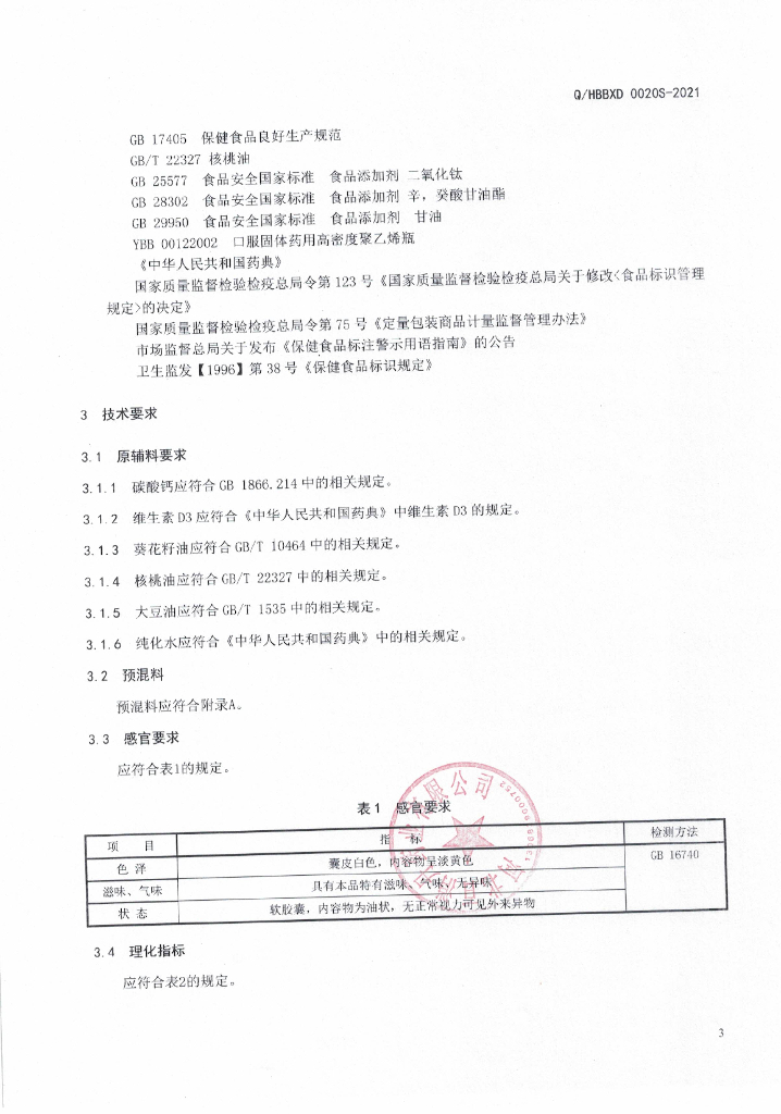 Q/HBBXD 0020S-2021 标准预览