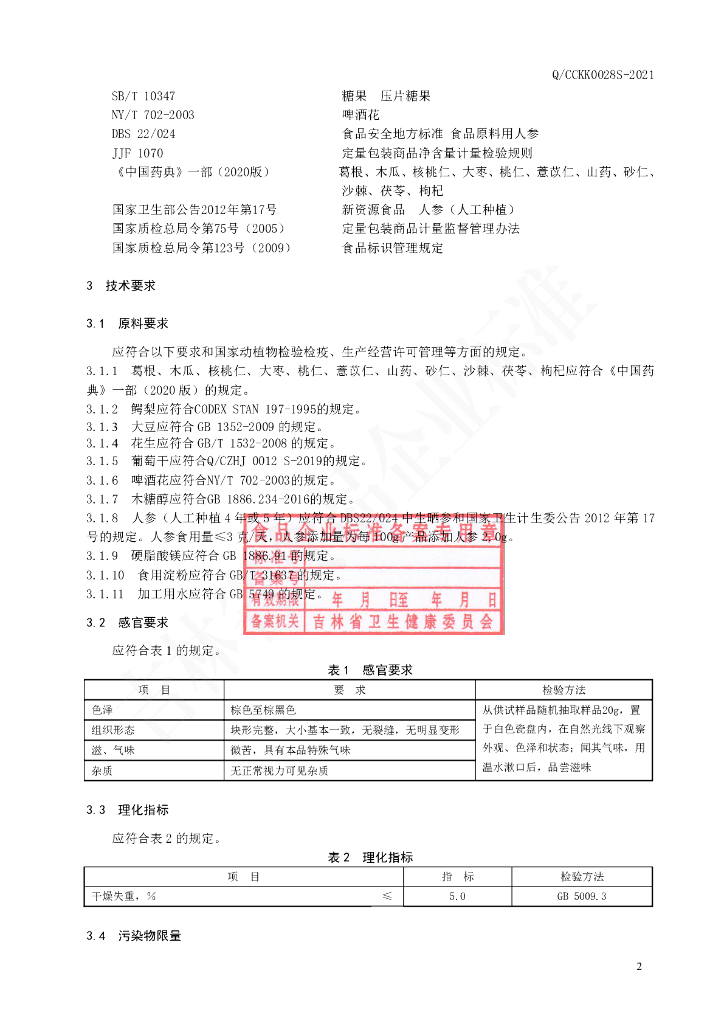 Q/CCKK 0028S-2021 标准预览