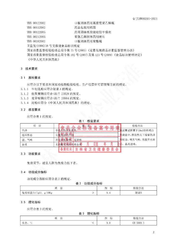 Q/JLHW 0026S-2021 标准预览