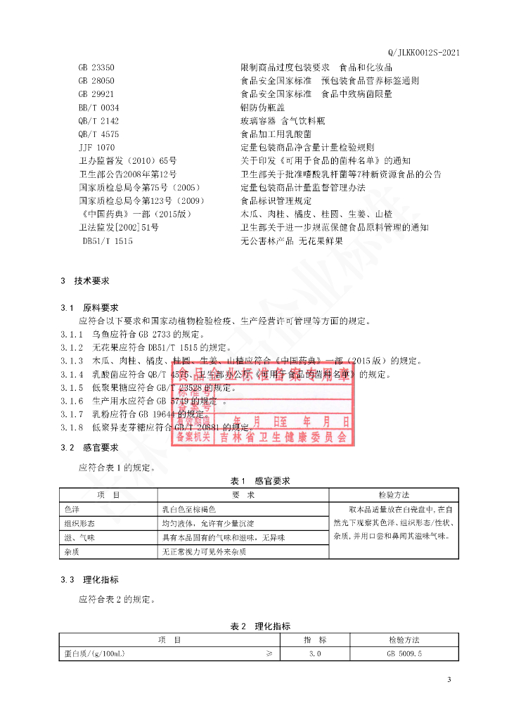 Q/JLKK 0012S-2021 标准预览
