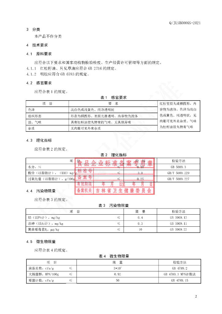 Q/JLSB 0006S-2021 标准预览