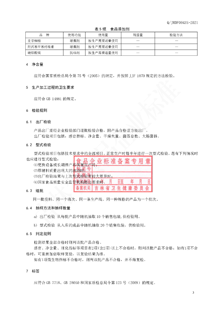 Q/JRDF 0043S-2021 标准预览