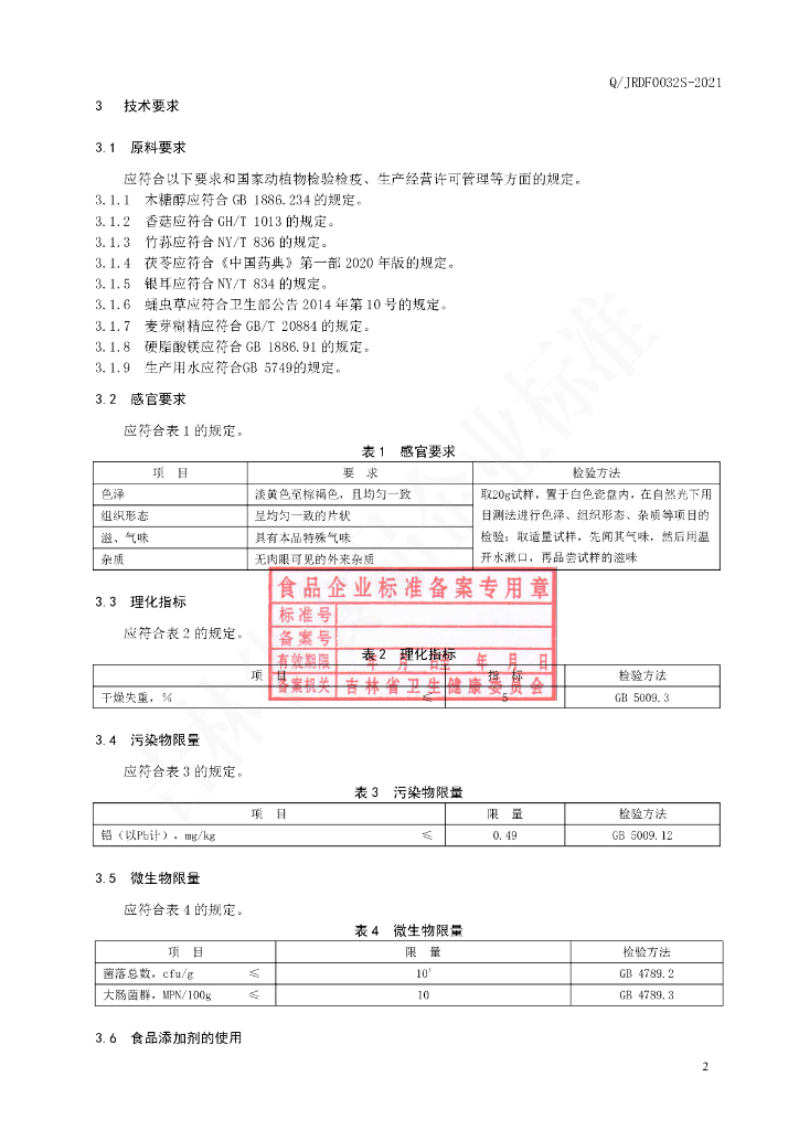 Q/JRDF 0032S-2021 标准预览