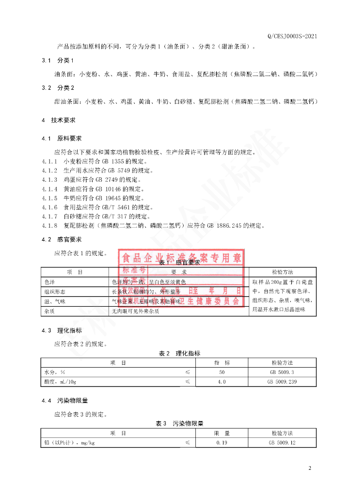 Q/CESJ 0003S-2021 标准预览